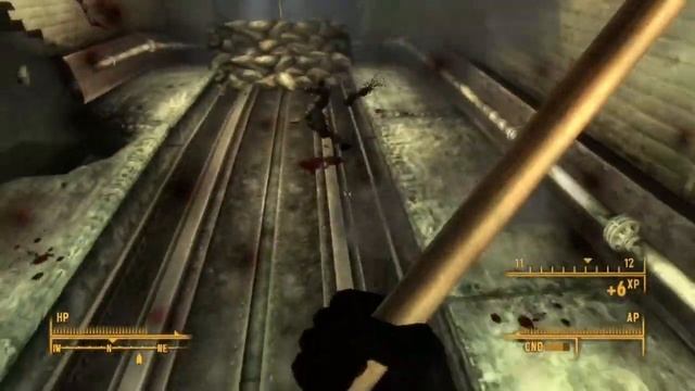 Raider killed by his own mine in Fallout 3 смотреть онлайн