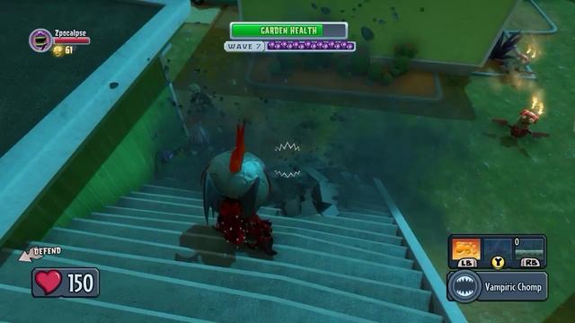 Plants vs Zombies Garden Warfare- Garden Ops, Count Chompula, Solo, CRAZY!!! смотреть онлайн