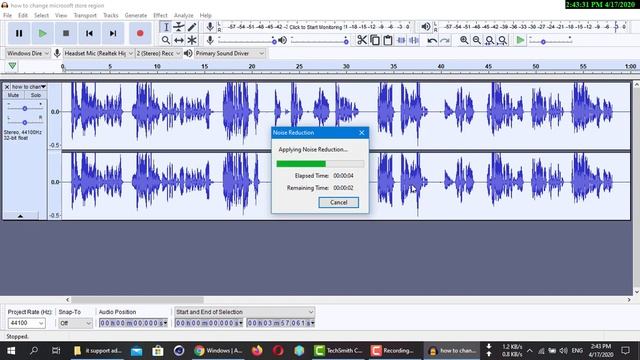 how to remove background noise and echo in audacity |noise removal tutorial (IT SUPPORT ADVICE) смотреть онлайн