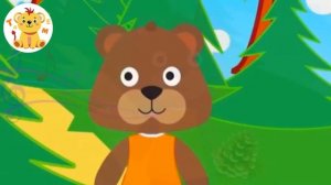🐻 Песенка про мишку | Мультики для детей 🎵 Весёлая детская песня!