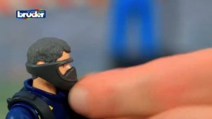 Bruder Брудер Пожарная машина Scania с выдвижной лестницей и помпой 03 590