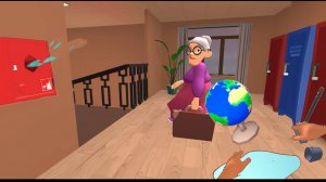 Школьник и бабка #2.  Игра  schoolboy and Granny на TV Мяу