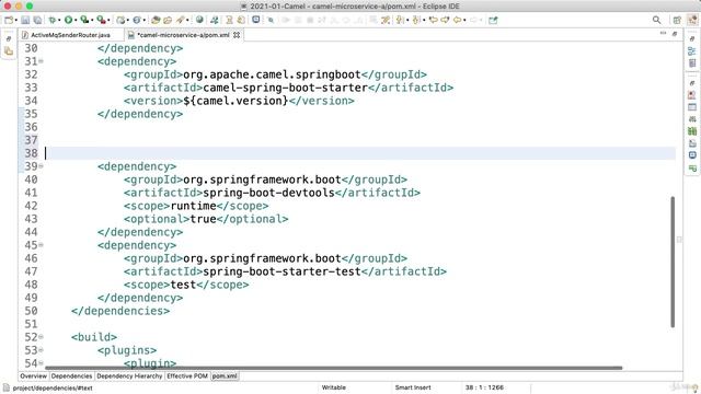 2_2. Step 02 - Creating Sender Camel Route for ActiveMQ in Microservice A смотреть онлайн