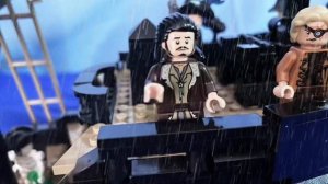 Perla Negra vs Barracuda Bay lego pirate ships battle Stop Motion