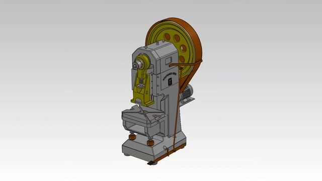 SolidWorks 2013 - Prensa excêntrica 40 ton. смотреть онлайн