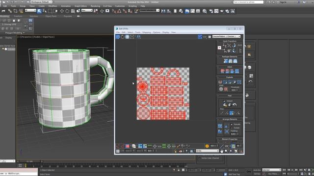 Simple Modeling and Unwrap in 3ds max 2016 смотреть онлайн