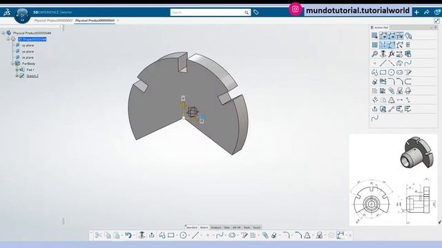 3DExperience. Catia V6. Part Design (In English) смотреть онлайн