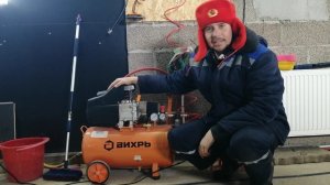 Замена масла компрессора Вихрь