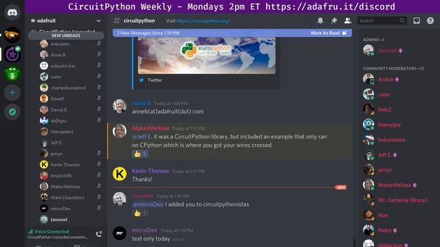 CircuitPython Weekly Meeting for September 21, 2020 @circuitpython #circuitpython #adafruit смотреть онлайн