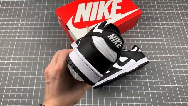 Nike Dunk Low Retro White Black Panda DD1391-100 quality control video check from forkick.shop смотреть онлайн