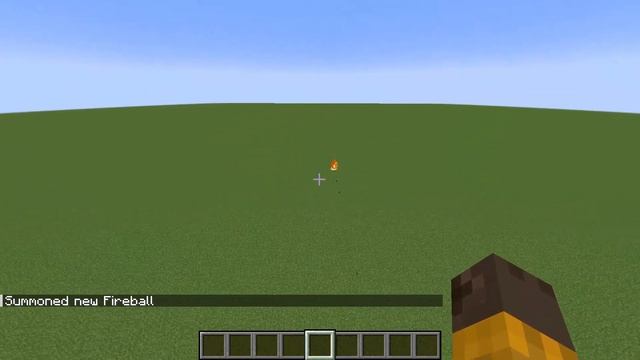 How to summon a BIG fireball in Minecraft (Command in the description) смотреть онлайн