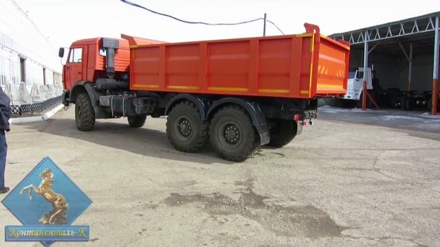 Самосвал с задней разгрузкой на шасси Камаз-43118 смотреть онлайн