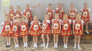 Танец "Городецкие досточки". Ансамбль Школьные годы. Группа АМ-1 и АМ-2 16.02.2025