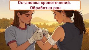 Первая помощь. Что делать при кровотечении.