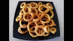 ЛУКОВЫЕ КОЛЬЦА в кляре. Вкусные луковые кольца во фритюре!