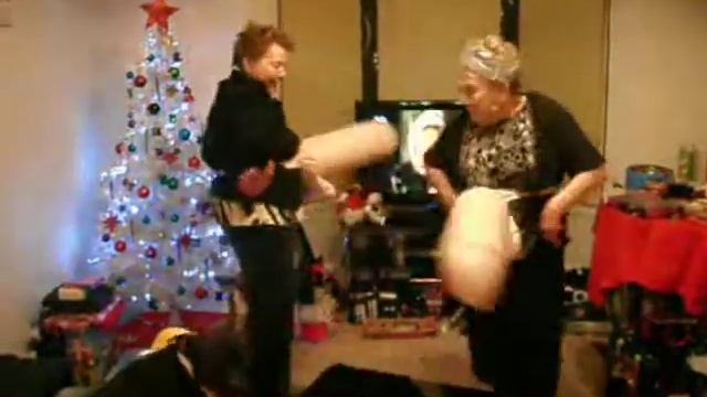 Cock Fighting Grannies