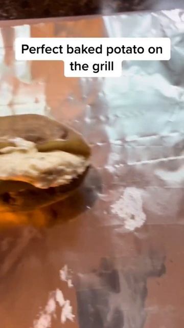 Grilled Baked Potatoes