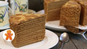 Медовый торт "Коровка"