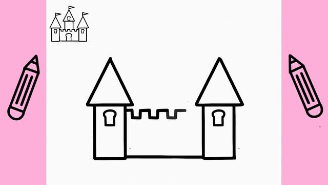Hur man ritar ett SLOTT | Rita Det Själv | Lär dig att rita enkelt смотреть онлайн