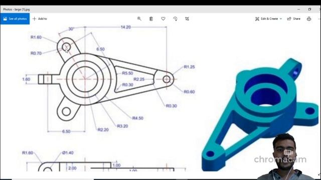Create 3D to 2D drawing in SOLIDWORKS Exercise-2 смотреть онлайн
