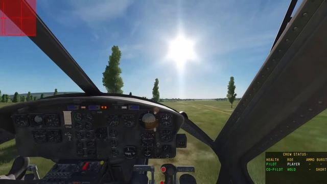 Авторотация на UH-1H в DCS World смотреть онлайн