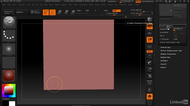 034 Creating a custom alpha within ZBrush смотреть онлайн