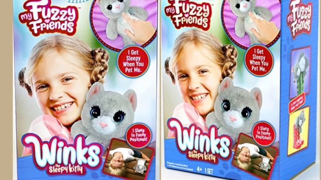 New Interactive Toys for Christmas 2022 Skyrocket Toys My Fuzzy Friend Winks the Sleepy Kitty Updat смотреть онлайн