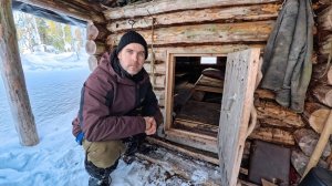 ЗАБРОШЕННАЯ ИЗБА ОХОТНИКОВ. ИСТОРИЯ ВОССТАНОВЛЕНИЯ. ВТОРАЯ ЖИЗНЬ ИЗБЫ.