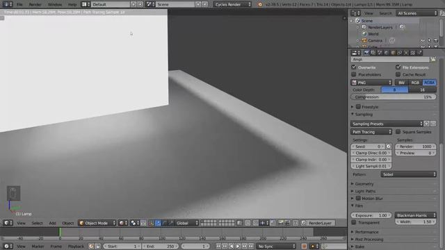 Blender Basics -Part 25 | Cycles Render Samples смотреть онлайн