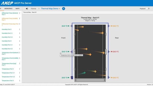 Thermal Maps in AKCPro Server смотреть онлайн
