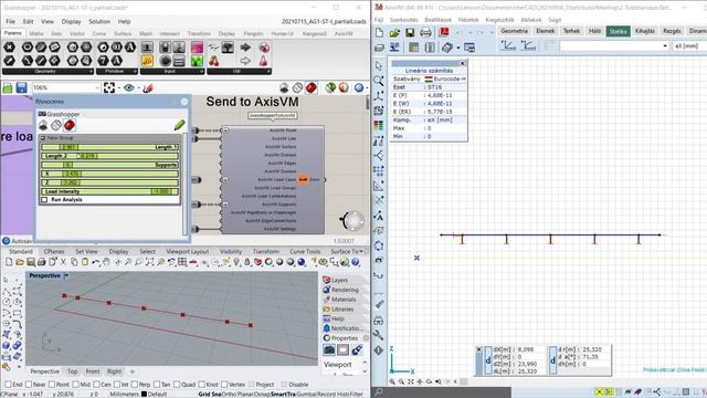 AxisVM Grasshopper plugin - Continuous Beam смотреть онлайн
