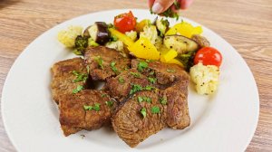 Рецепт Самого ЛЮБИМОГО МЯСА! МЯСО с ОВОЩАМИ в ДУХОВКЕ. Как приготовить НЕЖНОЕ МЯСО В ДУХОВКЕ.