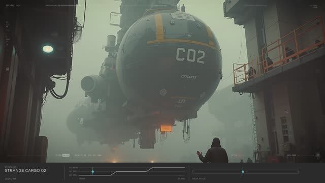 STRANGE CARGO 02 - Mysterious electro space music смотреть онлайн