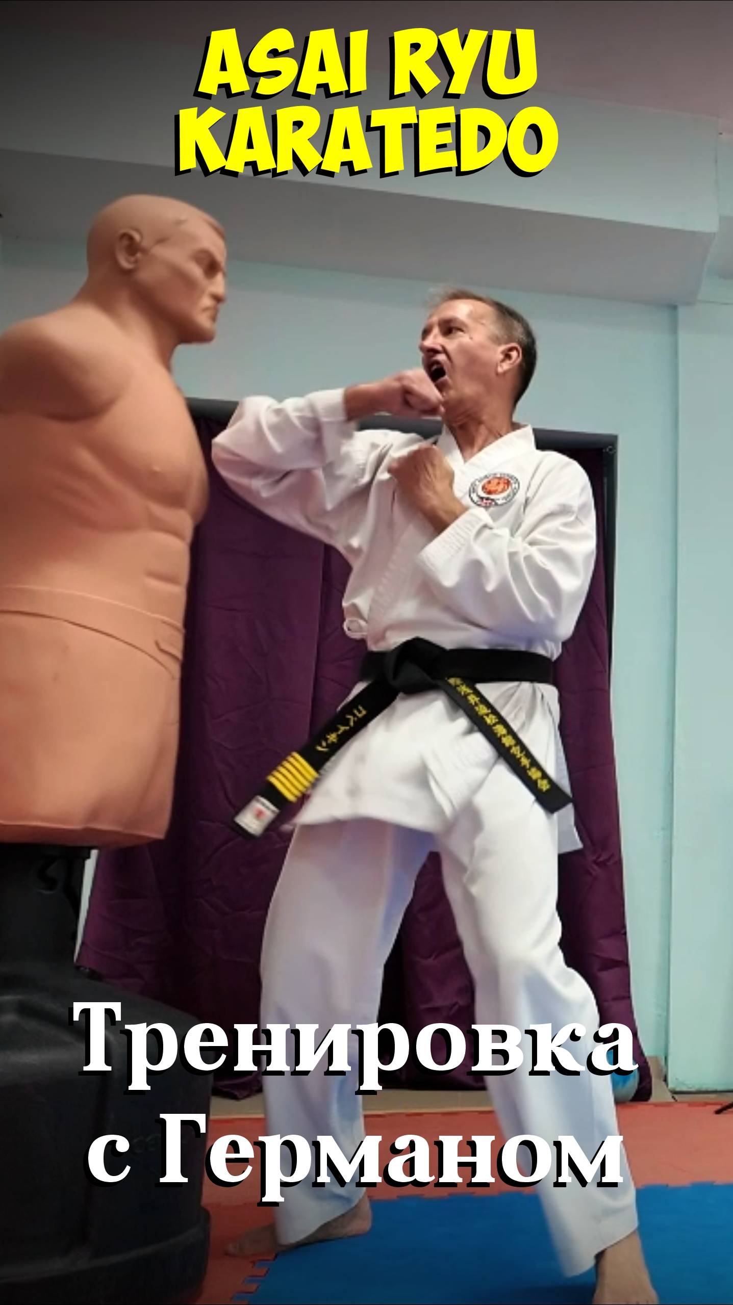Невероятная тренировка с Германом. ASAI RYU каратэдо. смотреть онлайн