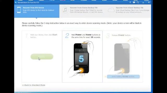 Dr Fone IOS Backup Iphone4 Advanced Scan смотреть онлайн