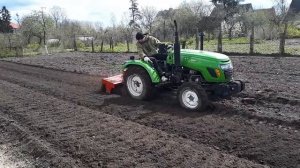 Минитрактор Синтай XT 304 фрезоровка почвы