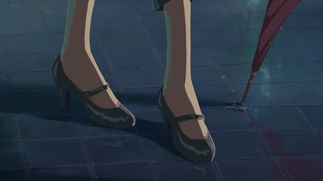 Аниме клип / "Сад изящных слов" - она любила кофе в обед смотреть онлайн