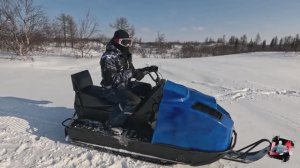 Снегоход Буран с модернизациями от ДДмото. Видео от Алексея Левчакова. Зимний выезд на природу