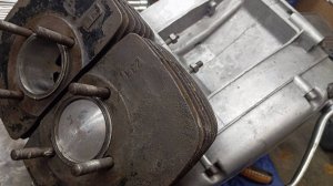 Сборка двигателя Ява 634 (Jawa 634) из г. Череповец. Будни в мастерской.