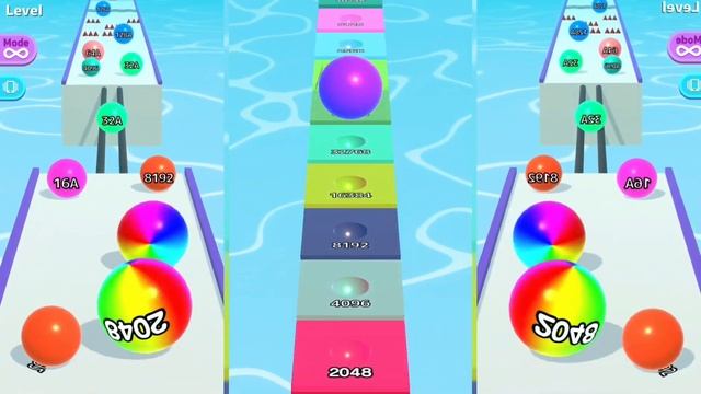 MAX LEVELS { 512 in 256 no.ttile } Ball Run 2048 Merge Number vs Ball Run Infinity #cutiepie22yt смотреть онлайн