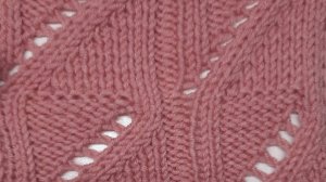 Диагонали из ажура