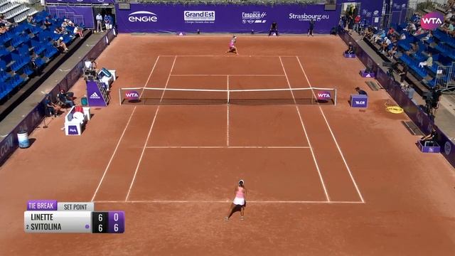 Elina Svitolina vs. Magda Linette | 2020 Strasbourg Second Round | WTA Highlights