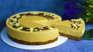 Карамельный пп чизкейк без выпечки! ПП рецепт без лактозы, без желатина, без сахара!