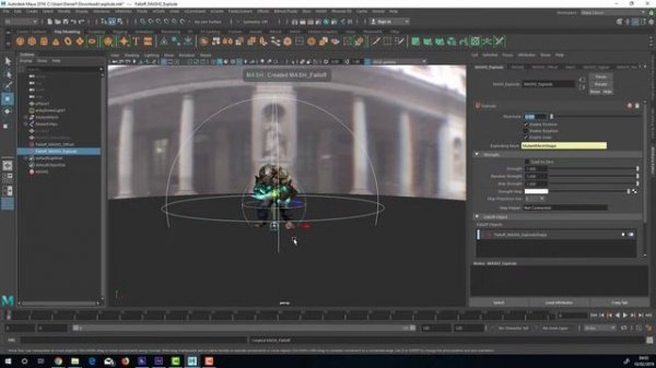 Maya 2018 - Mash Explode Tutorial