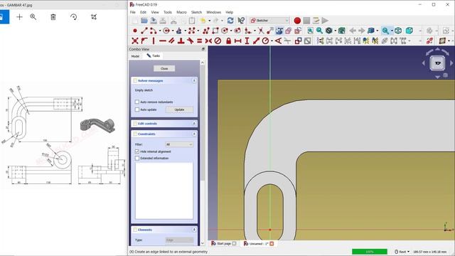 Exercise 47 FreeCAD Basic 3D Modeling Tutorial For Beginner смотреть онлайн