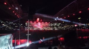 Крутой перфоманс перед матчем чемпионата России между Спартаком Москва и Зенит Санкт-Петербург