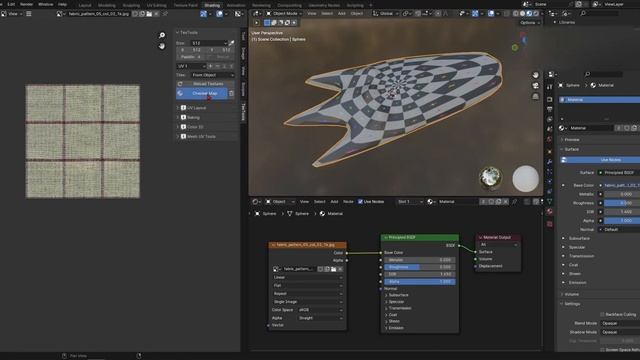 Blender TexTools 005 change the type of checker map смотреть онлайн