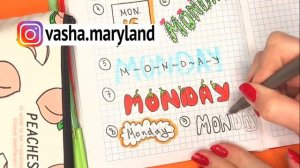 Хочешь красивый Личный Дневник? 20 ЛЕГКИХ ИДЕЙ как оформить НАДПИСИ в ЛД, Ежедневник, Bullet Journal