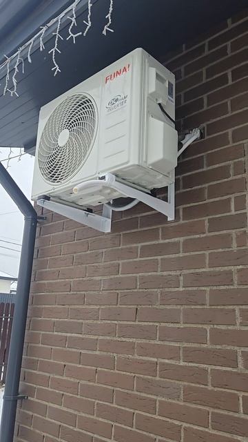 Установка кондиционера в частном доме.