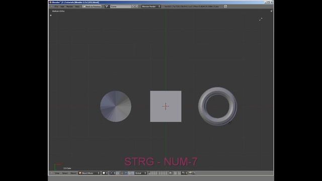 Blender 2.5 Tutorial 01.04. - Navigation im 3D-Fenster смотреть онлайн
